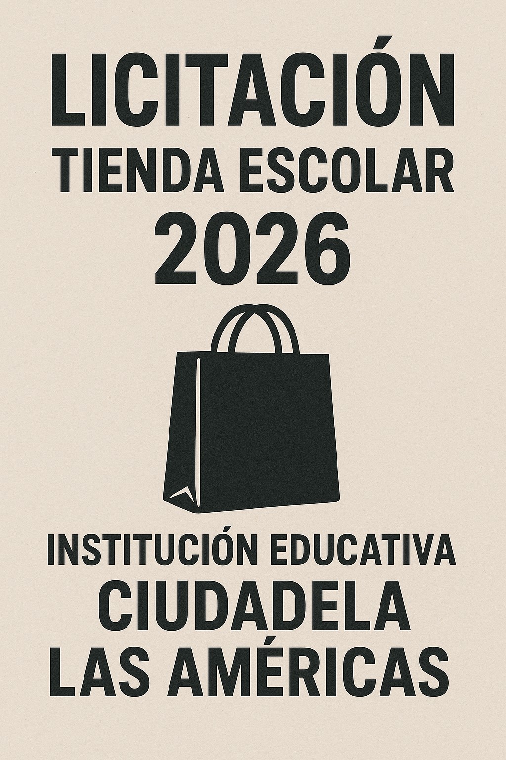 LICITACION TIENDA ESCOLAR